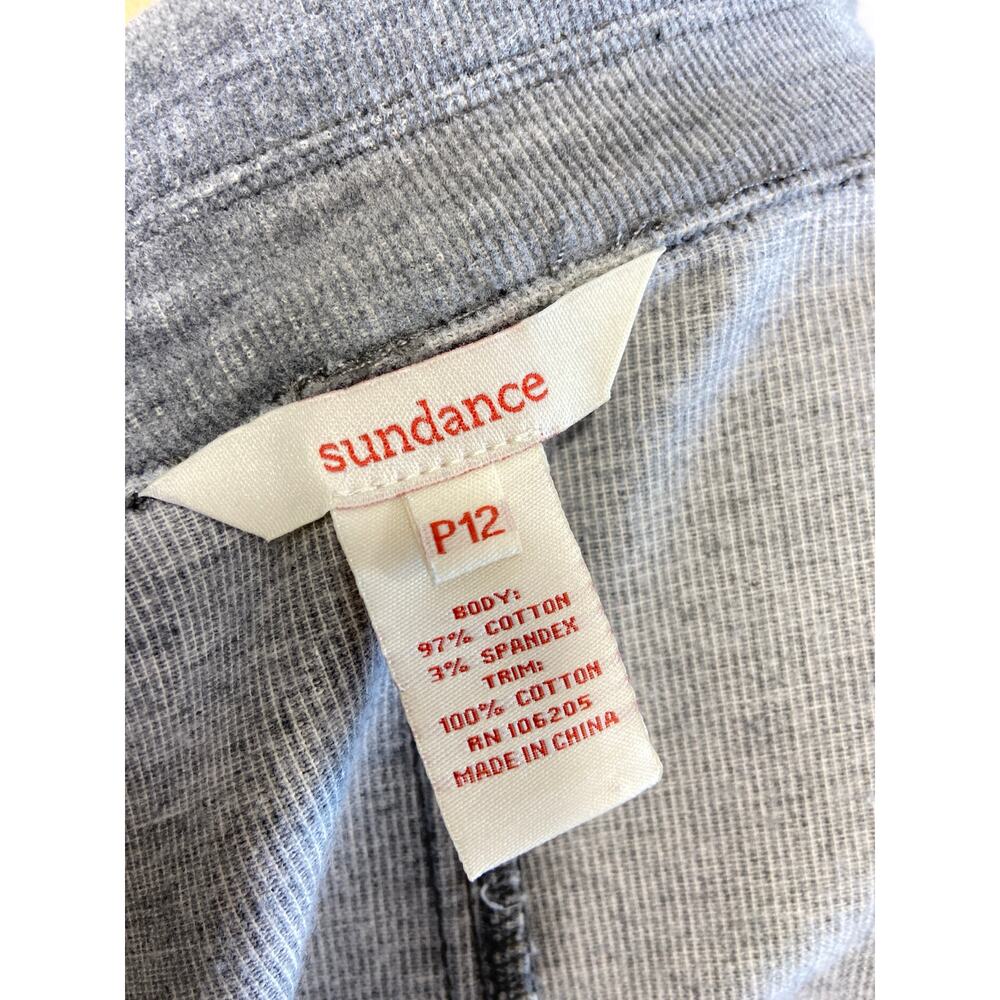 Sundance Gray Long Sleeves Jacket Corduroy Button Closure Size 12 Petite - Picture 4 of 5